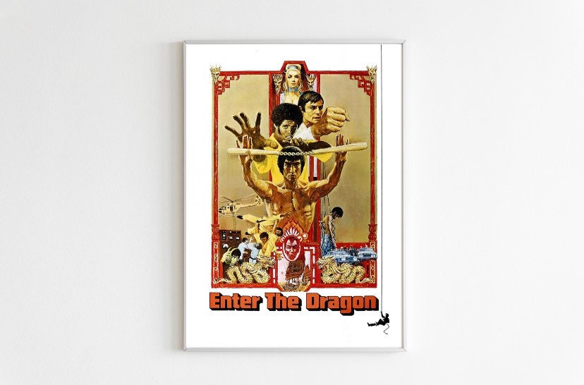 Bruce Lee Enter the Dragon Movie Poster