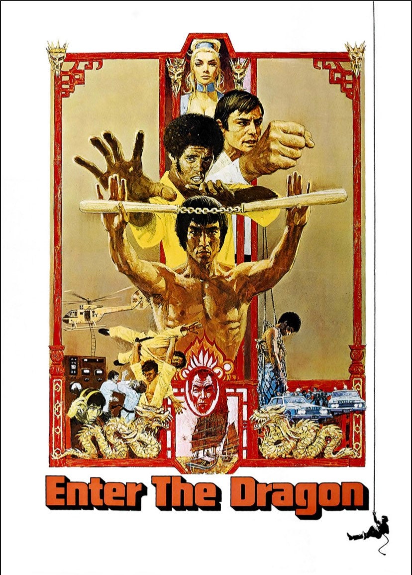 Bruce Lee Enter the Dragon Movie Poster