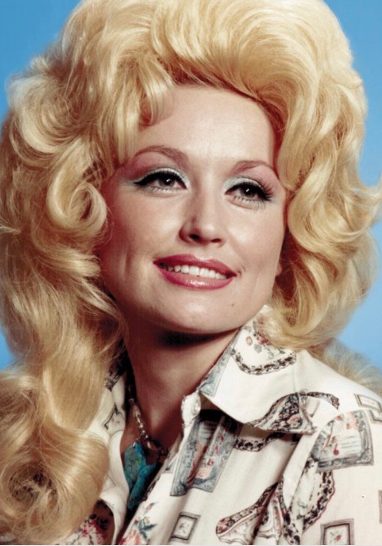 Dolly Parton full face photo Print