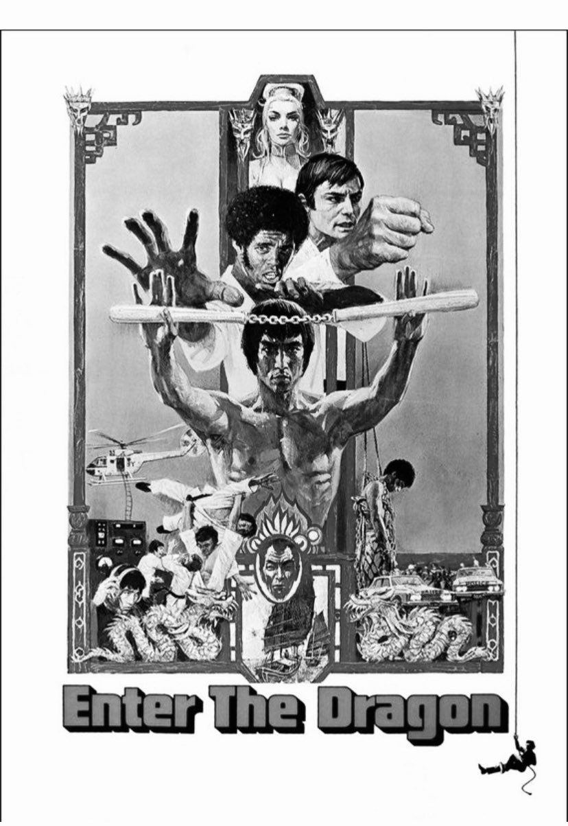 Bruce Lee Enter the Dragon Movie Poster